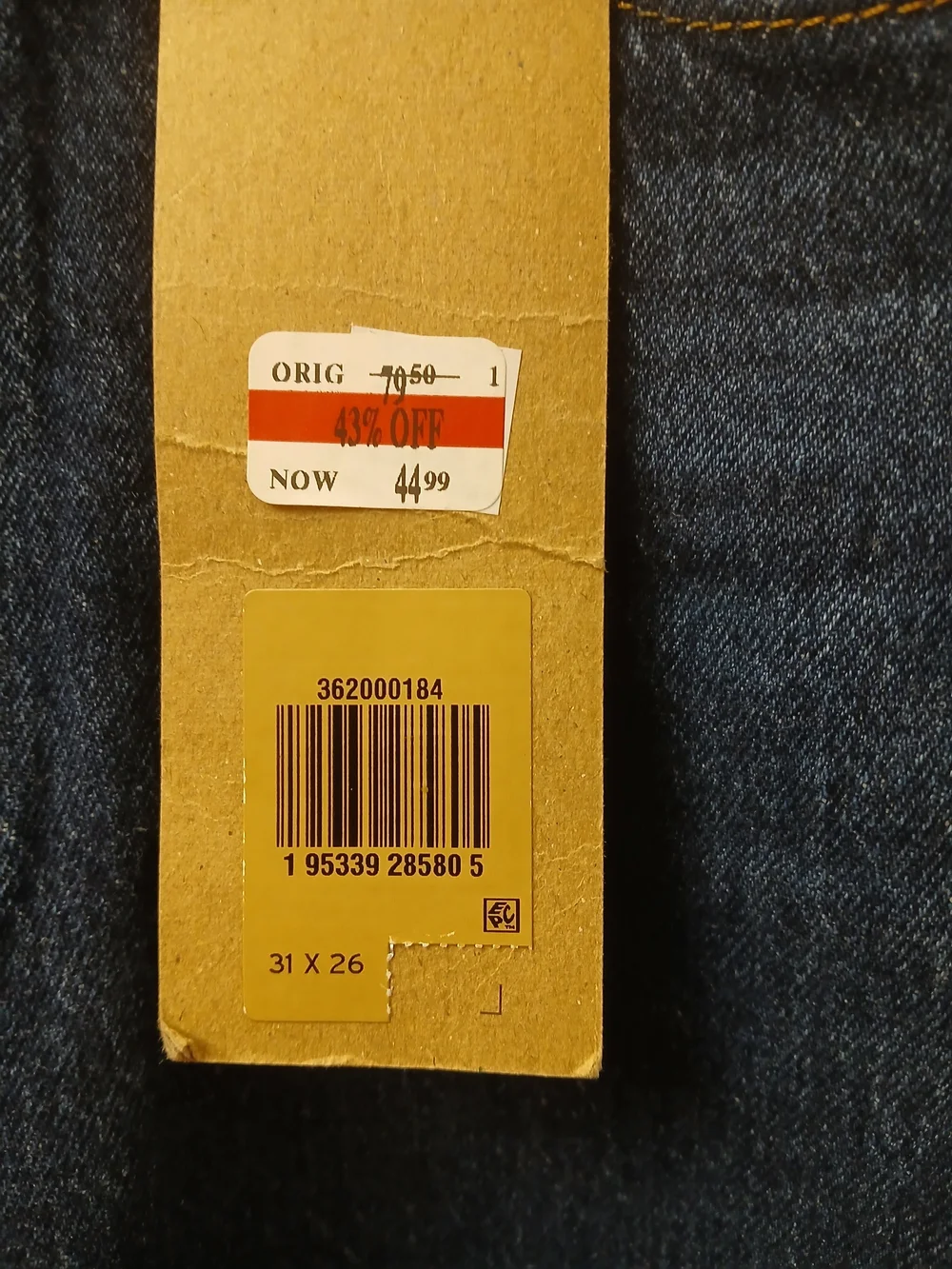 Levi's 501 Womans Original Cropped  Fit  Jeans - Dark Blue